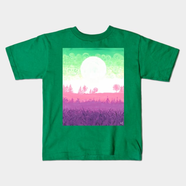 Fae Sky 2021 Kids T-Shirt by Art by Veya